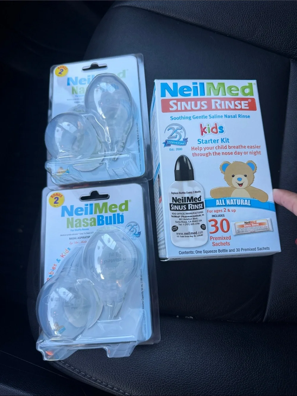 Kids Sinus Rinse Starter Kit with Clear NasaBulb - Clear